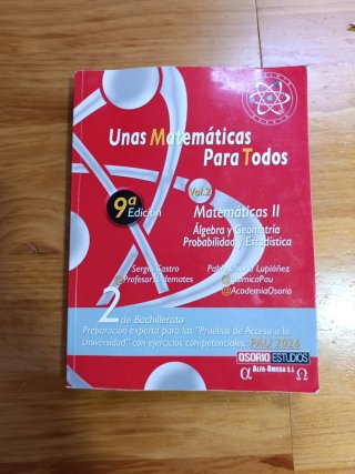 Preparación PAU matemáticas 2026