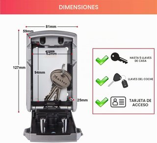Caja fuerte para llaves Master Lock 5441EURD