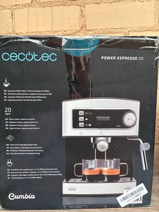 AVERIADO Cafetera Cecotec Power Espresso 20 Bares