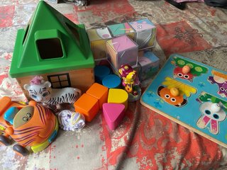 Lote Juguetes Educativos Madera