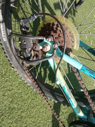 Bicicleta azul