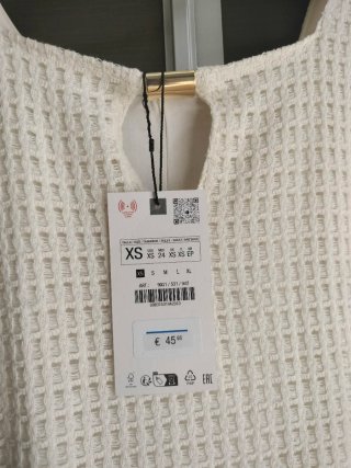 Vestido crochet Zara Talla única