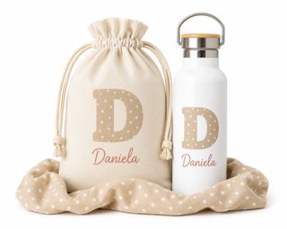Saco y botella térmica personalizados