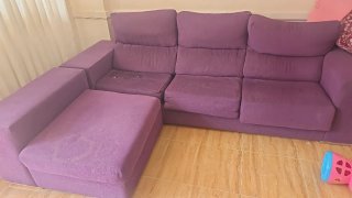 Sofá Chaiselongue Morado SÓLO EN LAS PALMAS