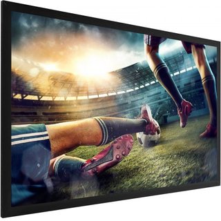 Pantalla de Proyección de 120 Pulgadas 16:9 Pantalla de Película 4K HDTV Marco Fijo Pantalla de Proyector 3D para Cine en Casa 4K HDTV Uso al Aire Libre (120 pulgadas)