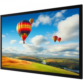 Pantalla de Proyección de 120 Pulgadas 16:9 Pantalla de Película 4K HDTV Marco Fijo Pantalla de Proyector 3D para Cine en Casa 4K HDTV Uso al Aire Libre (120 pulgadas)