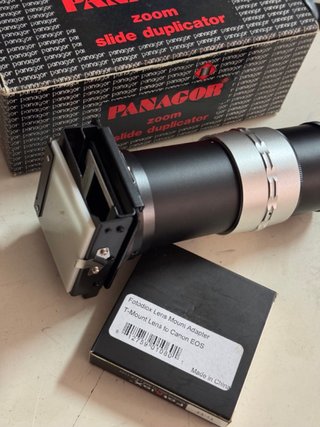 Adaptador Panagor macro escanear negativos carrete