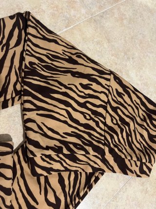 Pantalones de mujer con estampado de cebra