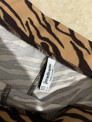 Pantalones de mujer con estampado de cebra