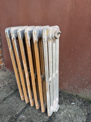 Radiador de hierro fundido vintage