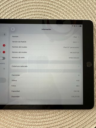 Apple iPad 9 Gris+caja original+cable