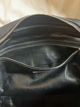 Bolso de viaje Prada piel negro