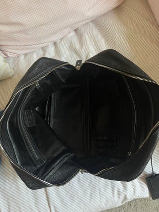 Bolso de viaje Prada piel negro