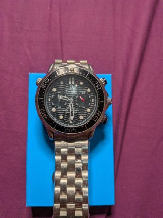 Omega Seamaster Diver Esfera Negra
