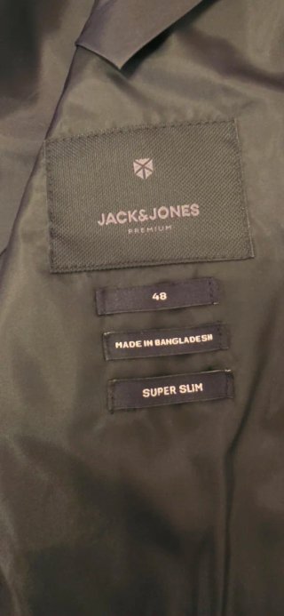 Chaqueta Americana Jack & Jones Azul Talla M