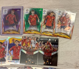 PACK 18 CARTAS TOPPS CHROME EURO 2024 ESPAÑA