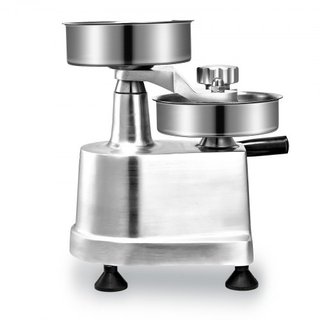 Fabricador de Hamburguesas Comercial, Fabricador de Hamburguesas de Carne con 3 Moldes Convertibles (4/5/6 pulgadas), Máquina de Prensa de Hamburguesas de Acero Inoxidable de Alta Resistencia, Pro...