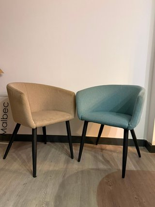 Sillas tapizadas (hasta 10 unidades)