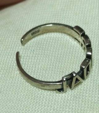 Anillo Plata 925 Ajustable JADO