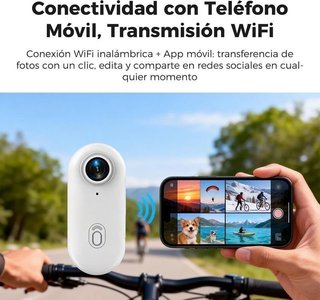 Mini cámara deportiva 4K POV WiFi magnética NUEVA