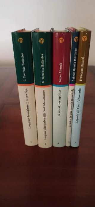 Lote de 5 libros de literatura