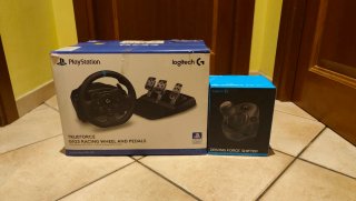 Logitech G923 + Shifter PS5/PS4/PC