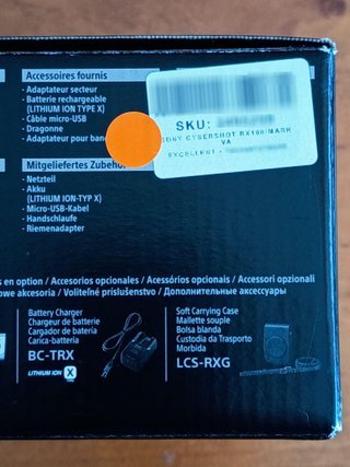 Cámara Sony RX100 VA Negra