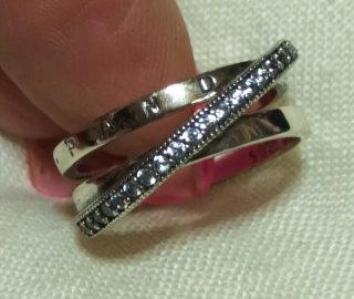 Anillo plata con circonitas