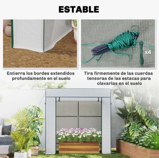 Invernadero Exterior con Ventanas