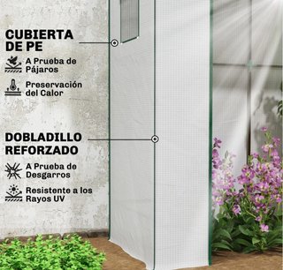 Invernadero Exterior con Ventanas