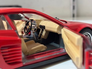 Ferrari Testarossa Burago 1:18 Rojo