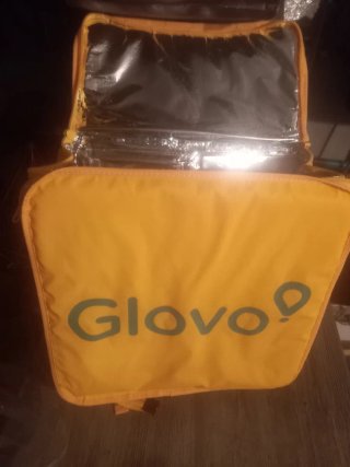Zaino termico Glovo giallo