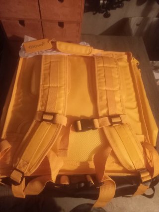 Zaino termico Glovo giallo