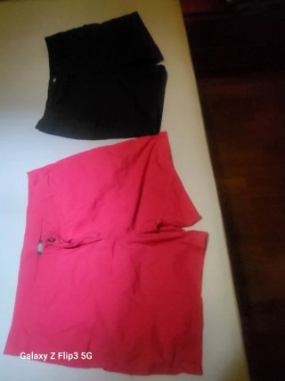 Pantalones cortos y largos preguntar talla.