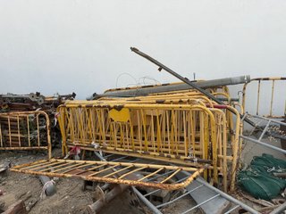 Vallas de obra metálicas