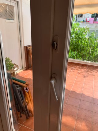 Puertas PVC de cristal para terraza (foto medidas)