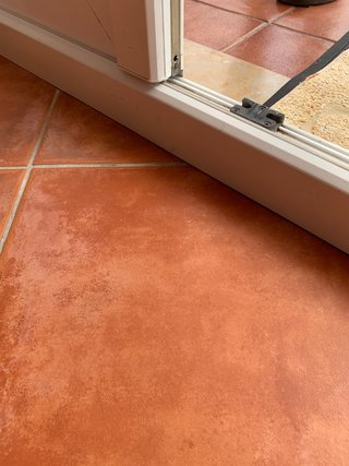 Puertas PVC de cristal para terraza (foto medidas)