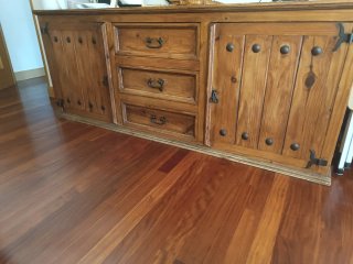 Conjunto de Muebles de madera rústico