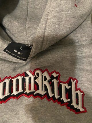 Sudadera Hoodrich Negra y Gris