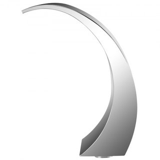 Fontana per piscina in acciaio inossidabile 11,8 x 23,6 x 17,7 pollici, fontana a cascata per piscina, argento per piscine interrate, giardini, cascate all'aperto, caratteristica d'acqua di stagno...