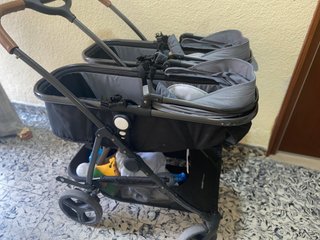 Carrito gemelar bebé