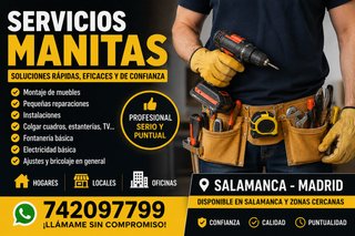 Manitas a Domicilio | Salamanca Madrid