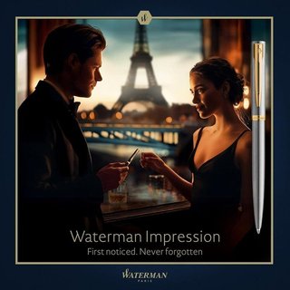 Bolígrafo acero Waterman Impression 2225495 NUEVO