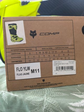 Botas Enduro Fox Comp Talla 45