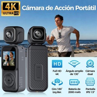Cámara accion 4K POV Vlog NUEVO