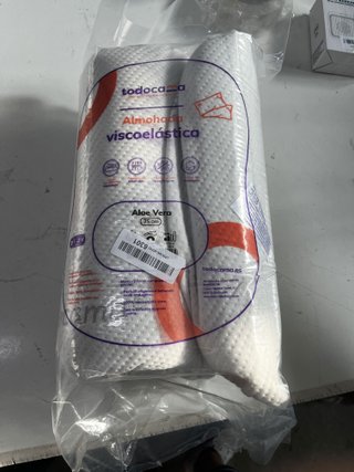 Almohada viscoelástica Aloe Vera Todocama 75cm