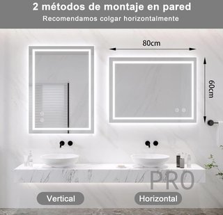 Espejo de baño con luz