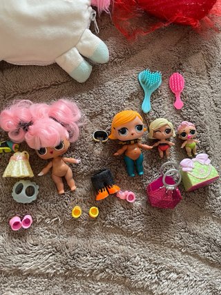 Lote Juguetes LOL y Cocina Miniatura