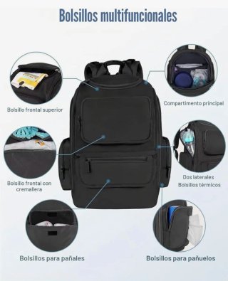 Mochila multifunción para bebé