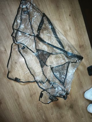 Funda protectora lluvia para carrito de bebé